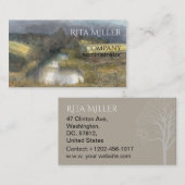 Herbstbecken Visitenkarte (Vorne/Hinten)