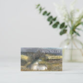 Herbstbecken Visitenkarte (Stehend Vorderseite)