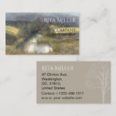 Herbstbecken Visitenkarte (Vorne/Hinten)