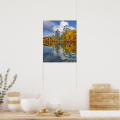 Herbstbeckenreflektionen, Maine Poster (Küche)