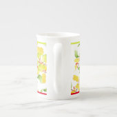 Herbstbeeren auf einer Knochen-China-Tasse Porzellantasse (Rückseite)