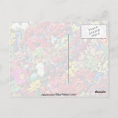 Herbstbeeren-Blume Postkarte (Rückseite)