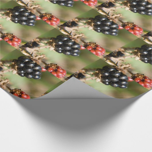 Herbstbeeren Geschenkpapier (Ecke)