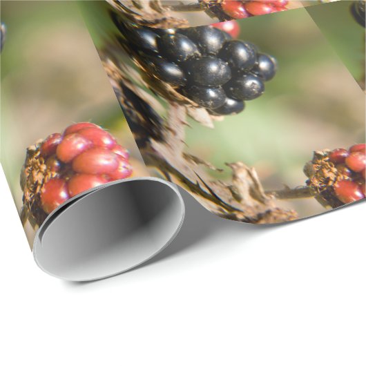 Herbstbeeren Geschenkpapier (Rolleneckpunkt)