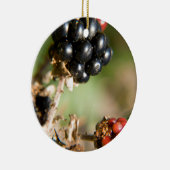 Herbstbeeren Keramikornament (Rechts)
