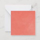 Herbstbelästigung glückliche Danksagkarte Mitteilungskarte (Rückseite)