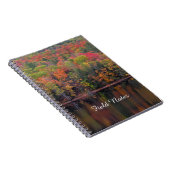 Herbstbelästigung Herbstfarben-Szene-Spirale-Noteb Notizblock (Rechte Seite)