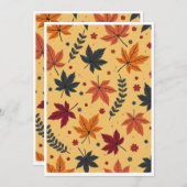 Herbstbelebungen Einladung (Vorne/Hinten)