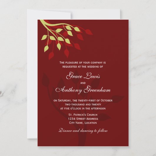 Herbstbelebungen Einladung (Vorderseite)