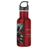 Herbstbergbahn Edelstahlflasche (Vorderseite)