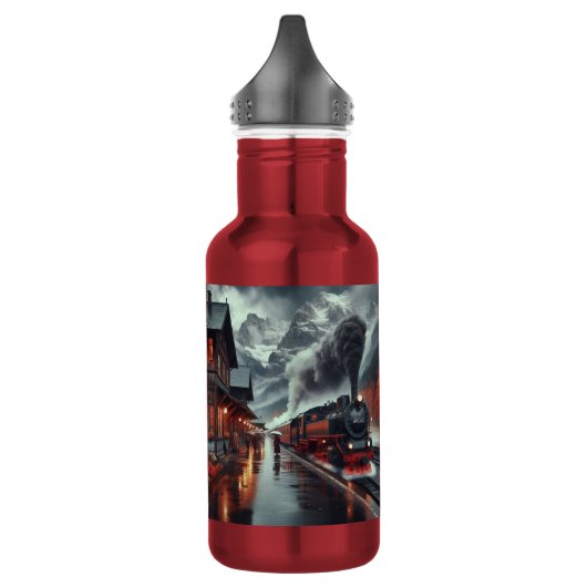 Herbstbergbahn Edelstahlflasche (Links)