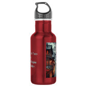 Herbstbergbahn Edelstahlflasche (Rückseite)