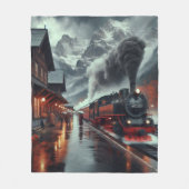 Herbstbergbahn Fleecedecke (Vorderseite)