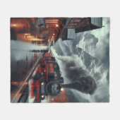 Herbstbergbahn Fleecedecke (Vorderseite (Horizontal))