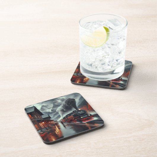 Herbstbergbahn Getränkeuntersetzer (Rechte Seite)