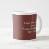 Herbstbergbahn Jumbo-Tasse (Vorderseite Rechts)