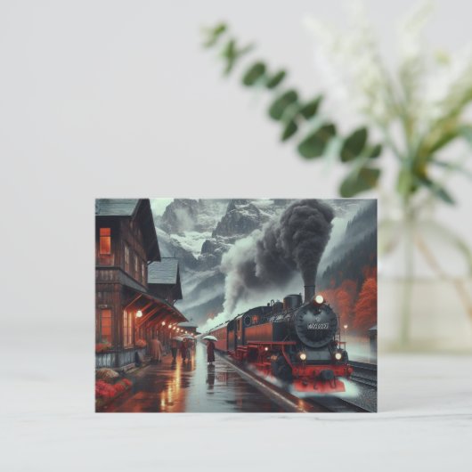 Herbstbergbahn Postkarte (Stehend Vorderseite)