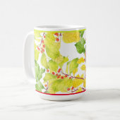 Herbstbergen auf einer klassischen Tasse (Vorderseite Links)