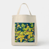 Herbstbergen auf einer Lebensmittelgeschäft-Tasche Tragetasche (Rückseite)