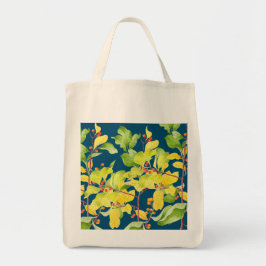 Herbstbergen auf einer Lebensmittelgeschäft-Tasche Tragetasche