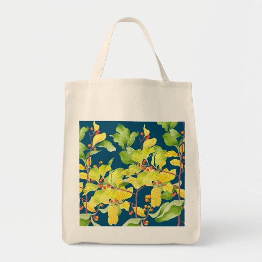 Herbstbergen auf einer Lebensmittelgeschäft-Tasche Tragetasche (Vorne)