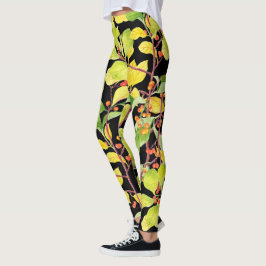 Herbstbergen auf Leggings