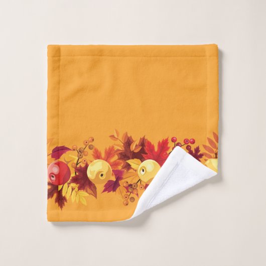 Herbstbergen Badezimmer Handtuch Set (Waschlappen)