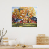 Herbstbetrieb Poster (Küche)