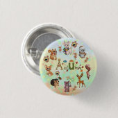 Herbstbild Button (Vorne & Hinten)