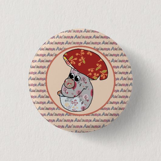 Herbstbild Button (Vorderseite)