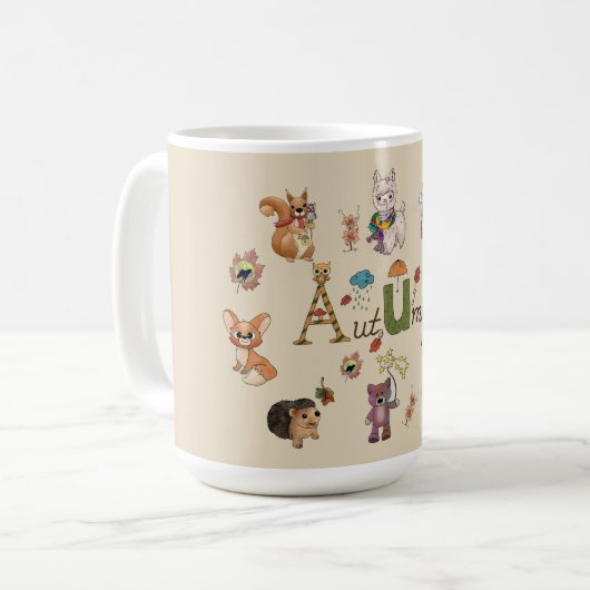 Herbstbild Kaffeetasse (Vorderseite Links)