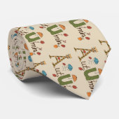 Herbstbild Krawatte (Gerollt)