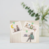 Herbstbild Kuschelzeit Postkarte (Stehend Vorderseite)