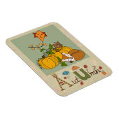Herbstbild mit Fuchs Magnet (Rechte Seite)
