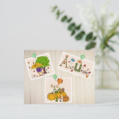 Herbstbild Postkarte (Stehend Vorderseite)