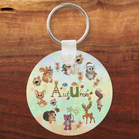 Herbstbild Schlüsselanhänger (Vorderseite)