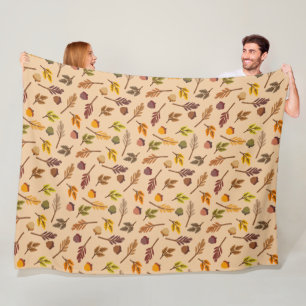 Herbstblanket Fleecedecke