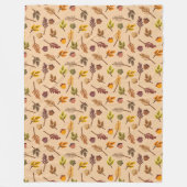 Herbstblanket Fleecedecke (Vorderseite)