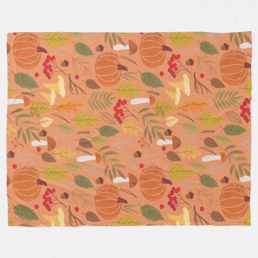 HerbstBlankets Fleecedecke (Vorderseite (Horizontal))