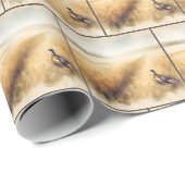 Herbstbläschen im Weizenfeld Geschenkpapier (Rolleneckpunkt)