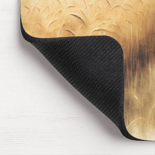 Herbstbläschen im Weizenfeld Mousepad (Ecke)