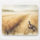 Herbstbläschen im Weizenfeld Mousepad (Vorne)