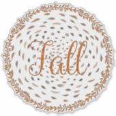 Herbstblatt-Blätter Aufkleber (Vorderseite)