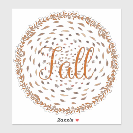 Herbstblatt-Blätter Aufkleber (Blatt)