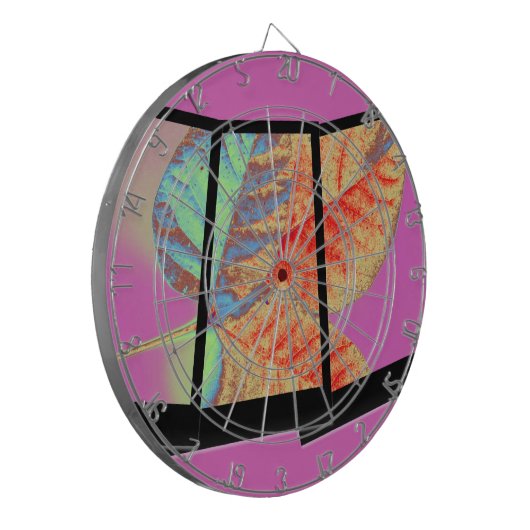 Herbstblatt Dartscheibe (Vorderseite Links)