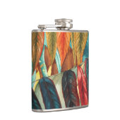 Herbstblatt färbt ursprüngliche stilisierte flachmann (Rechts)