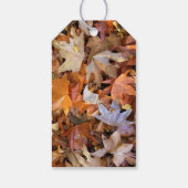 Herbstblatt Geschenkanhänger (Rückseite)