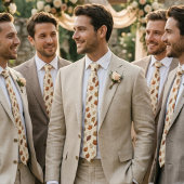 Herbstblatt-Hochzeit Krawatte