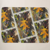 Herbstblatt in der Sonne Sherpadecke (Vorderseite (Horizontal))