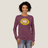Herbstblatt Kaffee Latte Tri-Blend Shirt (Volle Vorderseite)